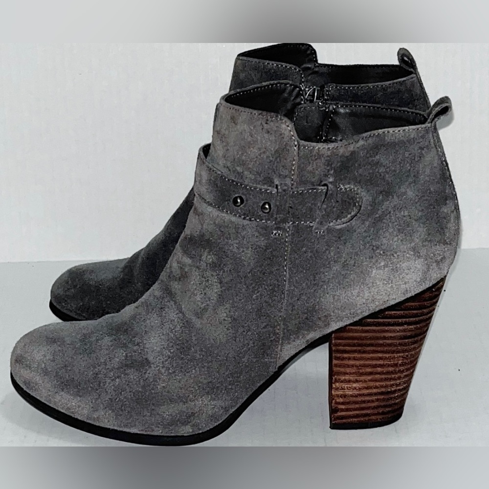 Franco Fortini Shoes | Franco Fortini Lexi Booties | Color: Gray | Size 9.5